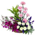 Carnation With Orchids
