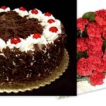 Black Forest + 12 Red Carantions