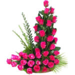 Pink Roses Arrangement
